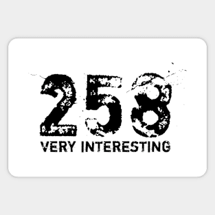 258 (Very Interesting) Sticker